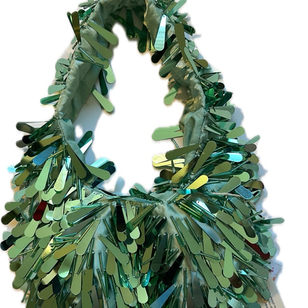 Viral Seafoam Beaded Sequin Shoulder Bag - Picture 10 of 11